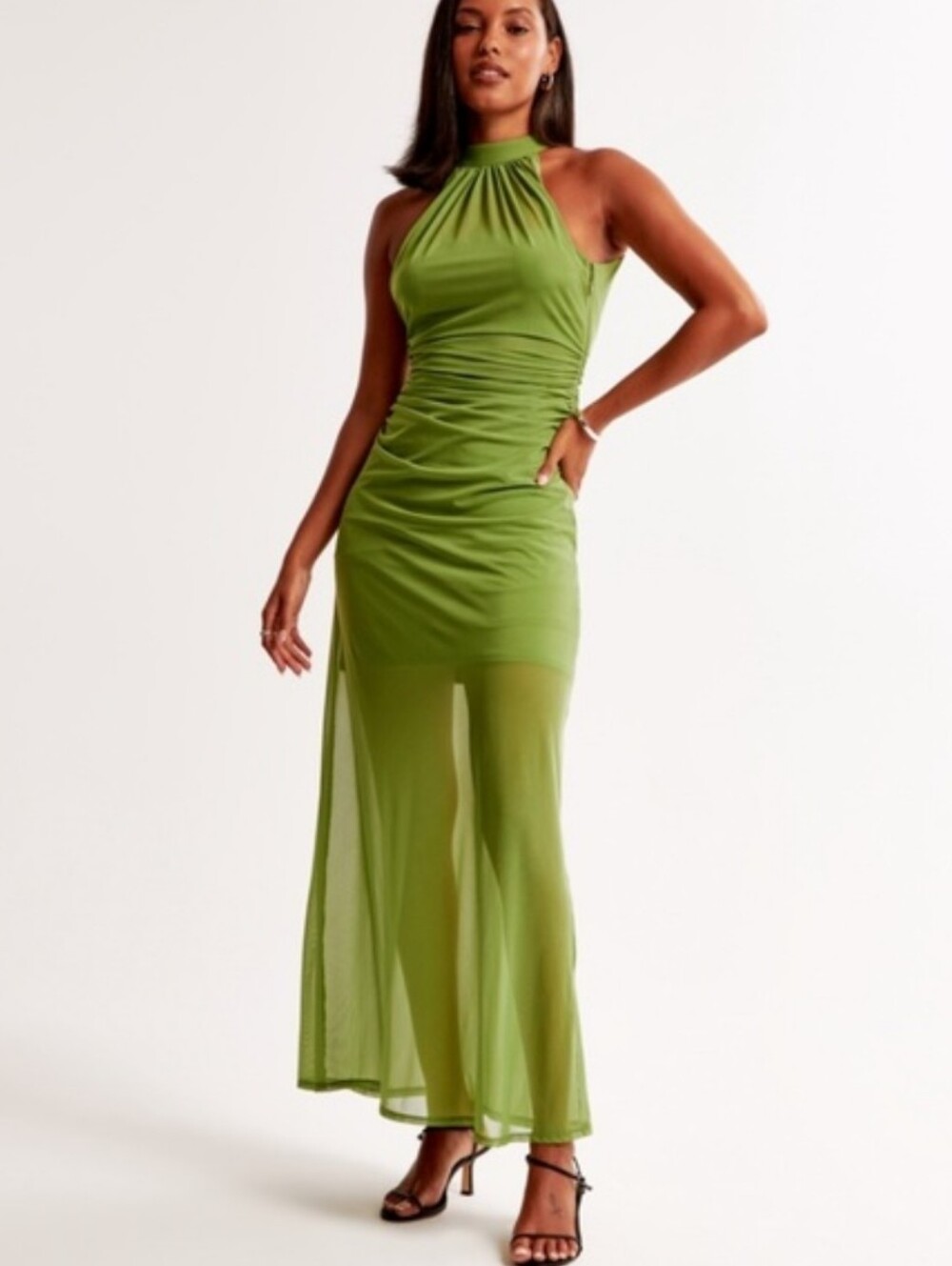 Abercrombie maxi high-neck gown - only worn once!